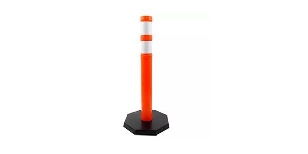 Balizador Tubular para Sinalização de Obras em Rodovia