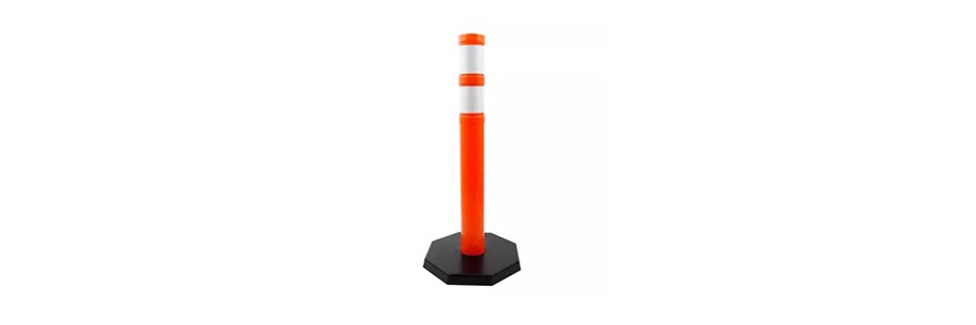 Balizador Tubular para Sinalização de Obras em Rodovia