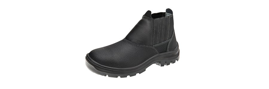 Bota de segurança confeccionada em couro 10VB48