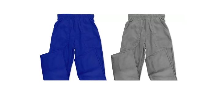 Calça em Brin Elástico total
