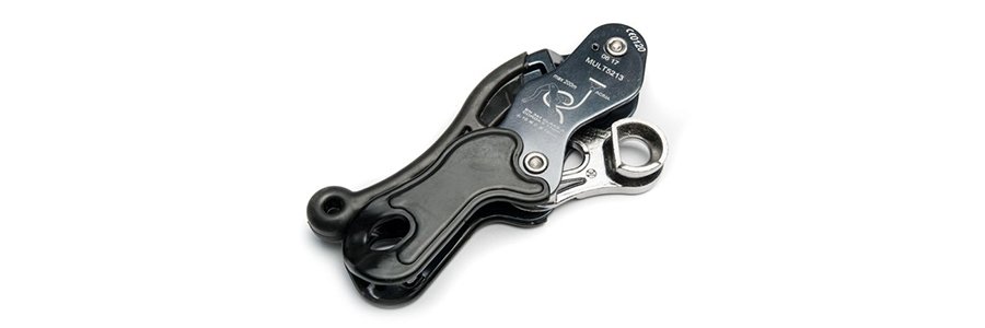 Descensor autoblocante para corda simples de 10 a 12mm