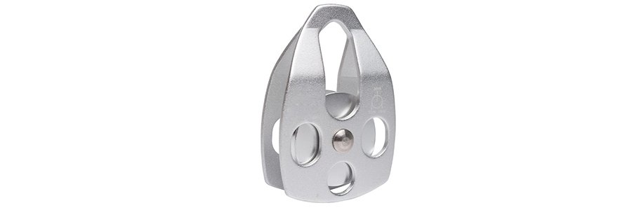 Polia alumínio para corda até 16mm