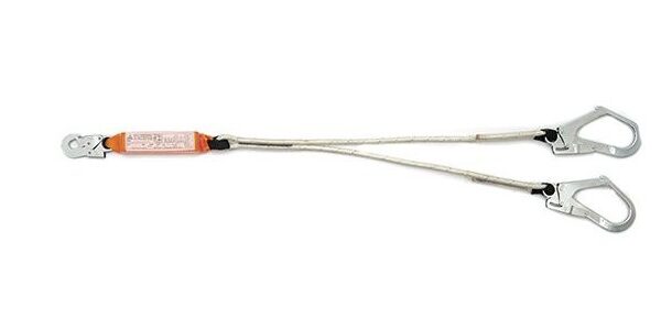 Talabarte “Y” corda alma de aço c/ absorv. energia conector 55mm